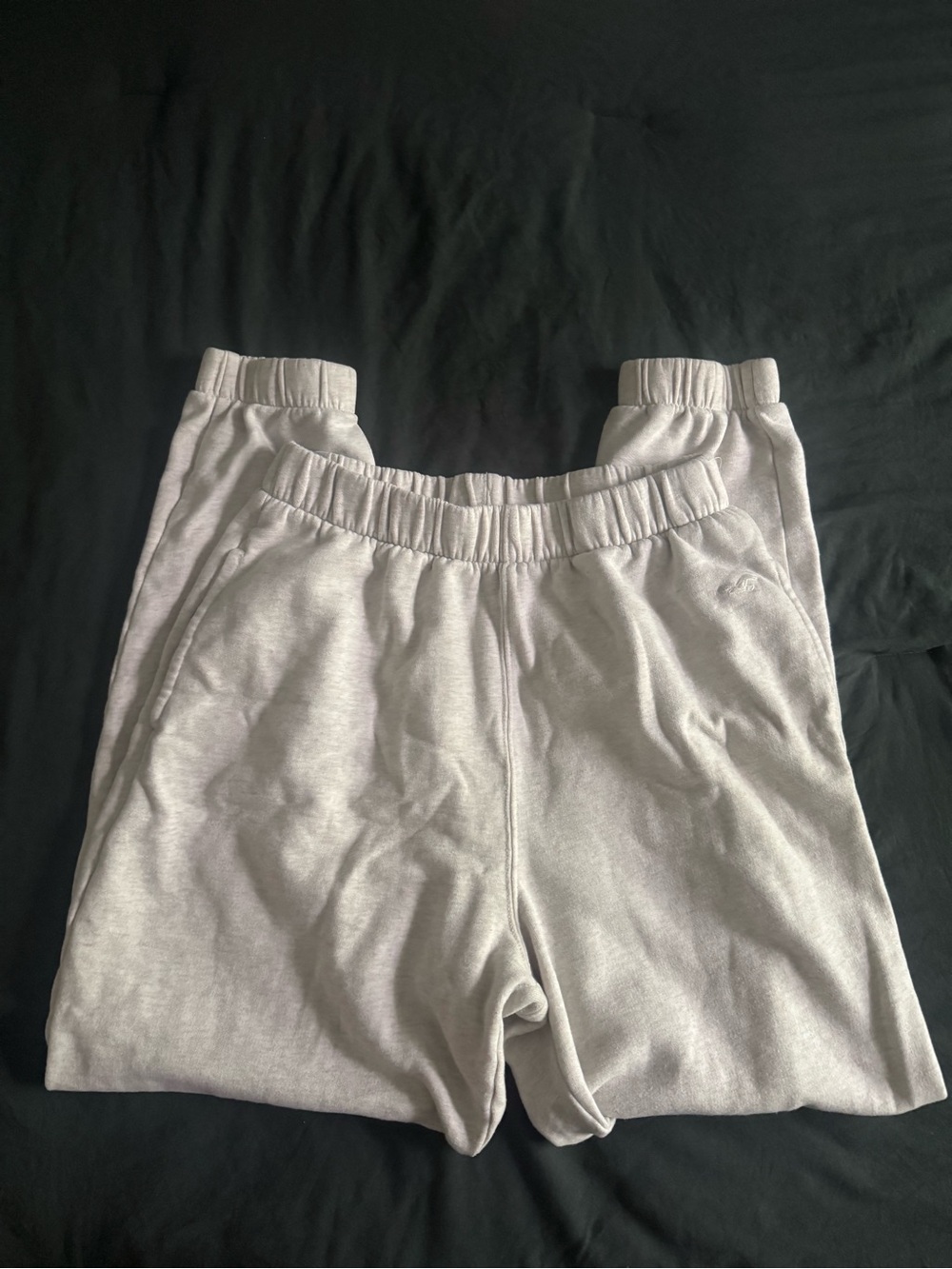 Hollister Light Gray Kids Elastic-Waist Shorts